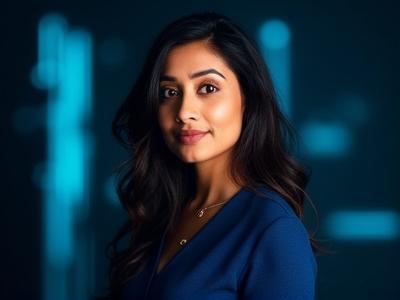 विकास प्रमुख, प्रिया शर्मा का पोर्ट्रेट